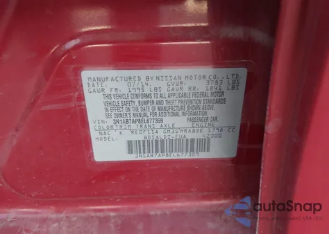 2014 Nissan Sentra Sv from USA, damaged, VIN 3N1AB7AP8EL677359